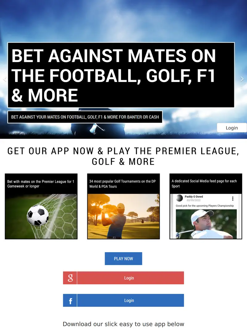 Playnbrag - homepage (tablet)