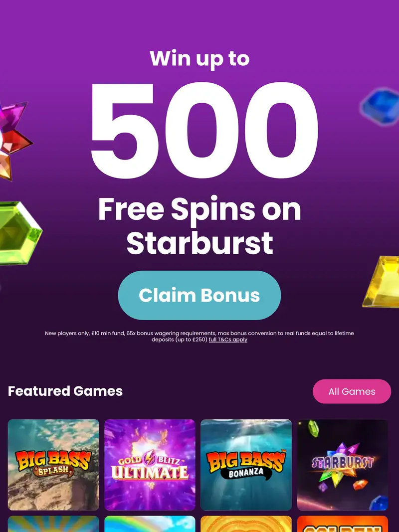 Slots52 - homepage (tablet)