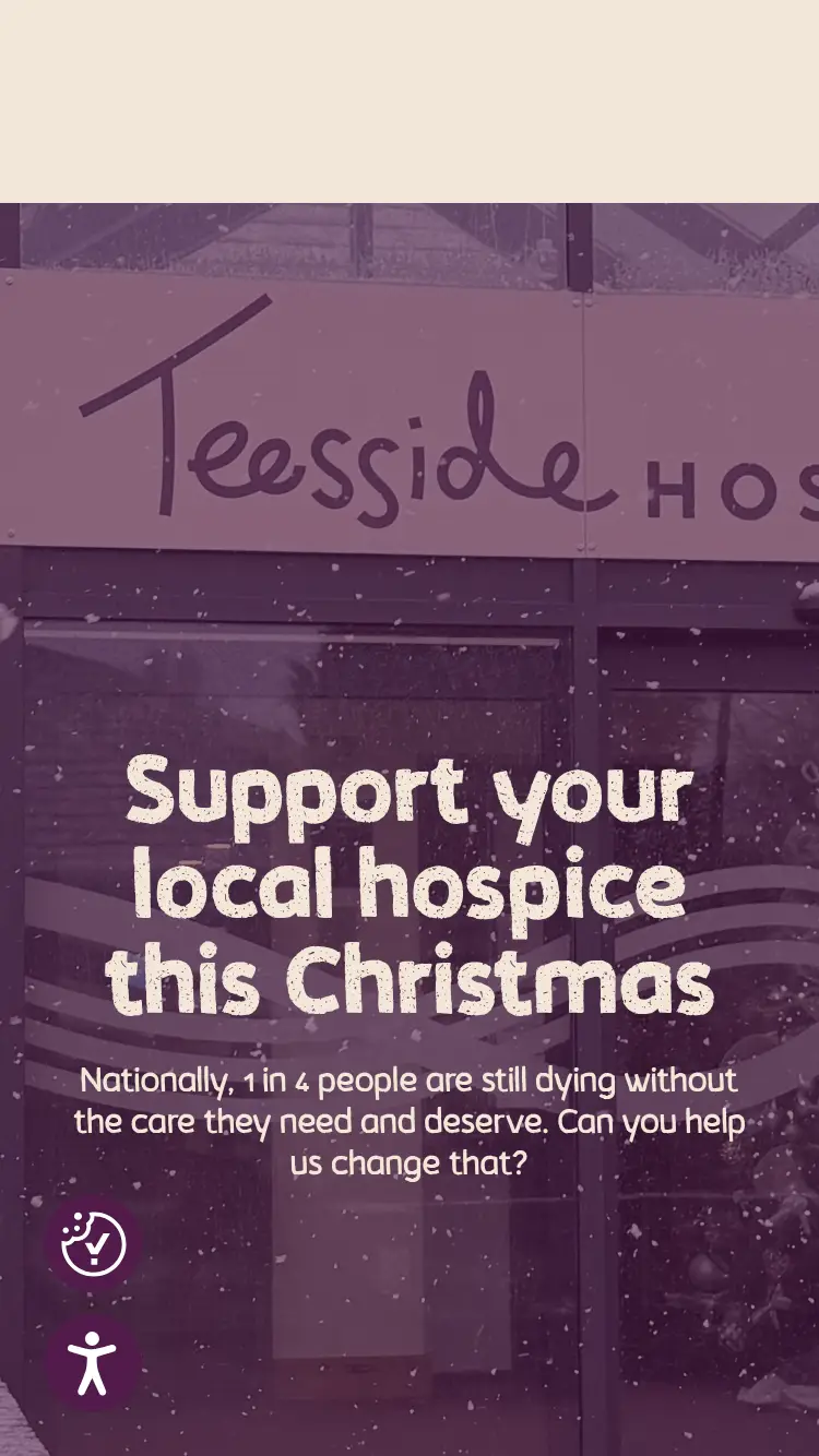 Teessidehospice - homepage (mobile)