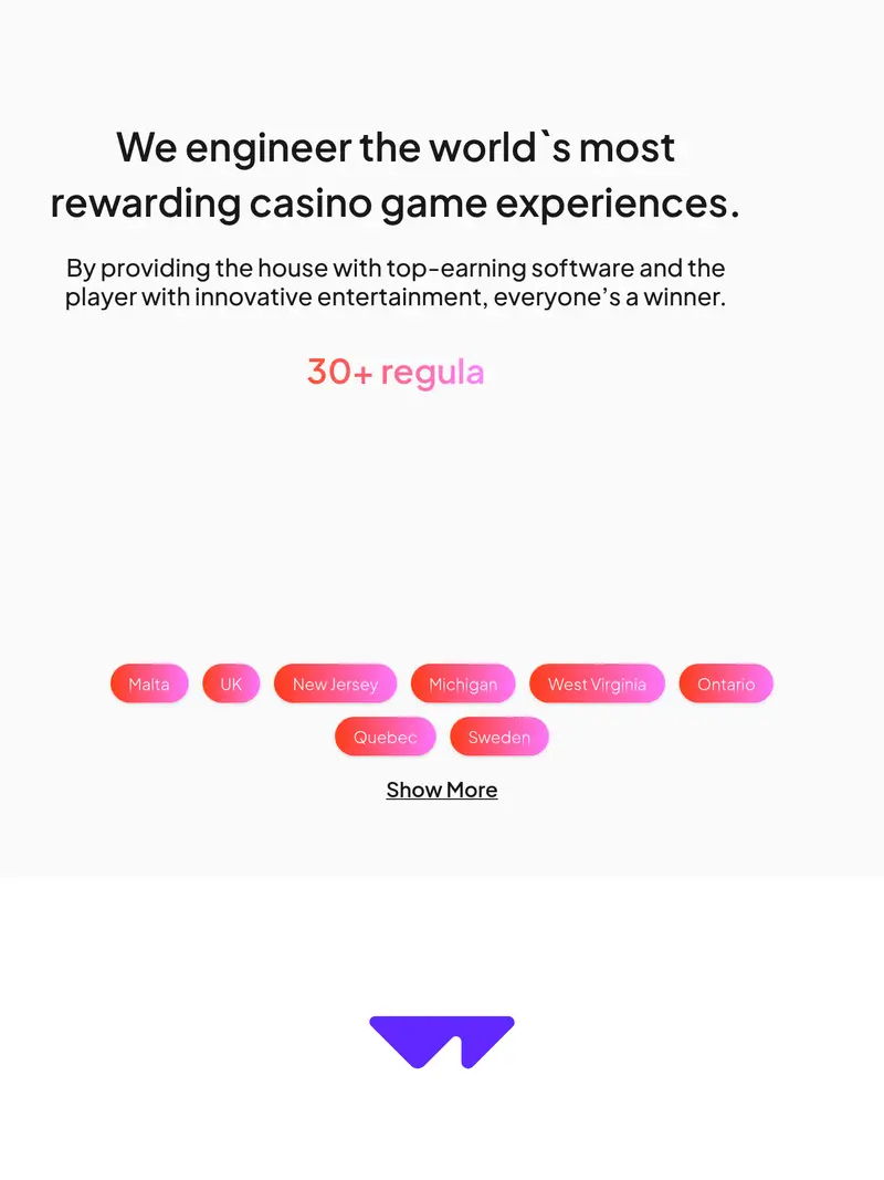 Wazdan - homepage (tablet)