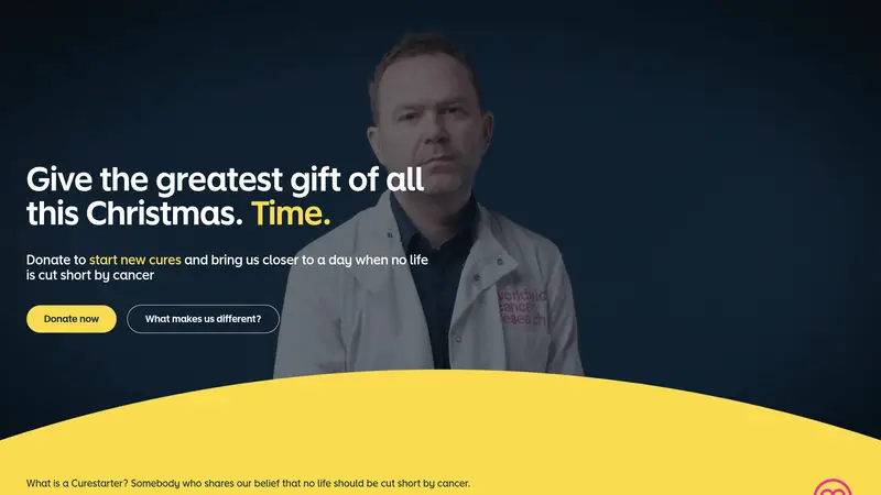 Worldwidecancerresearch - homepage (desktop)