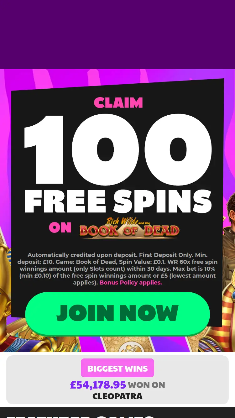 Zebra Wins - homepage (mobile)