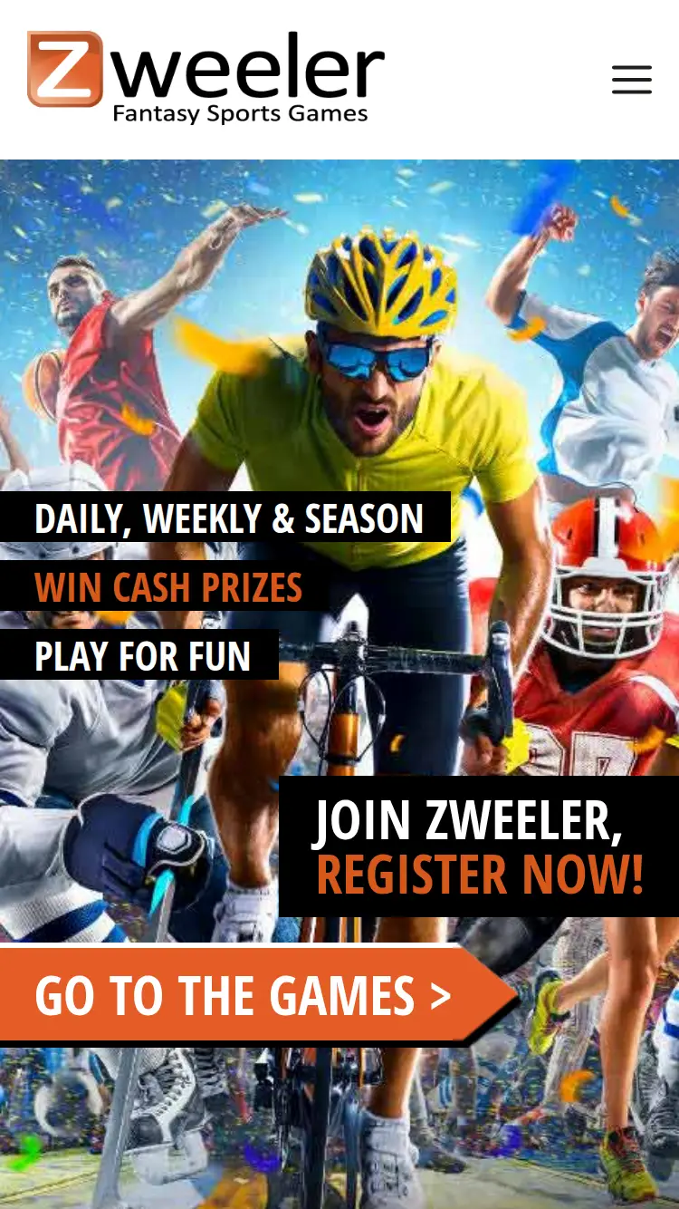 Zweeler - homepage (mobile)