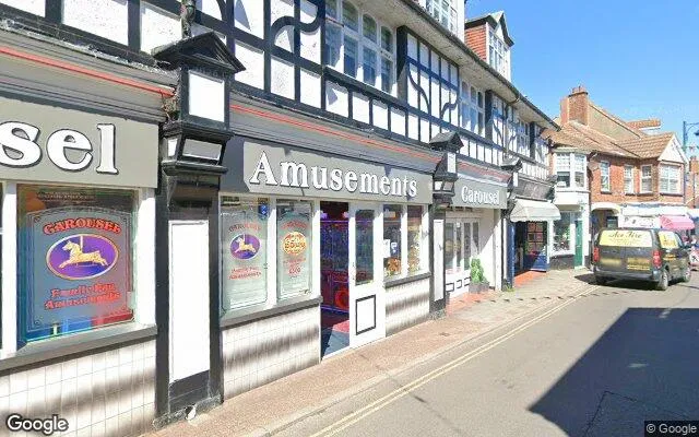 Adult Gaming Centre of J S P Leisure Limited at Carousel Amusements, 22-24 High Street, Sheringham