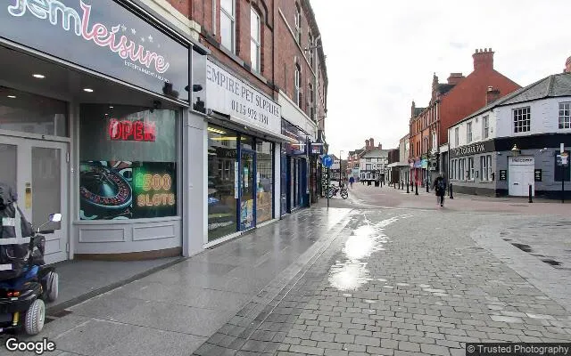 Adult Gaming Centre of J.E.M. Amusements Limited at J.E.M. Amusements Limited, 6 Market Place, Long Eaton, Nottingham